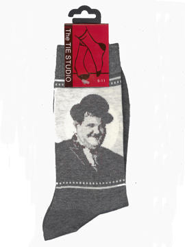 Tie Studio Laurel& Hardy Novelty Socks