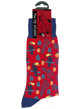Tie Studio Toucans Novelty Socks
