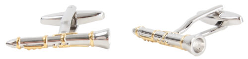 Clarinet 2-Tone Music Cufflinks