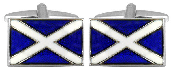 Soltaire Flag Cufflinks