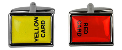 Red & Yellow Cards Cufflinks