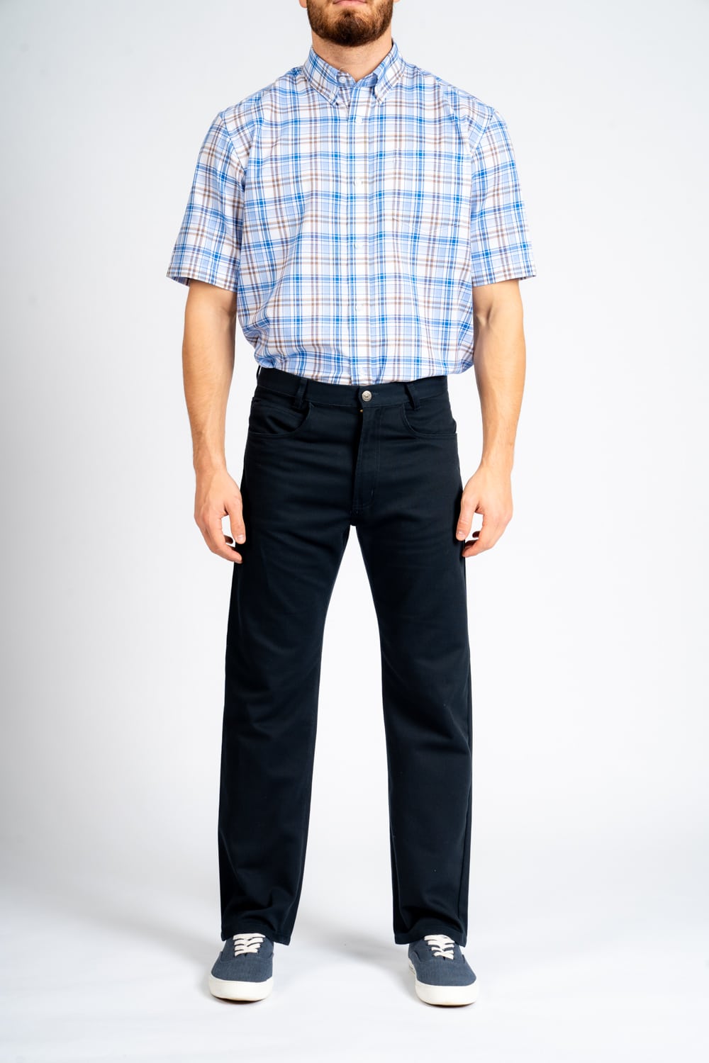Raphael Valencino Bedford Cord- Navy