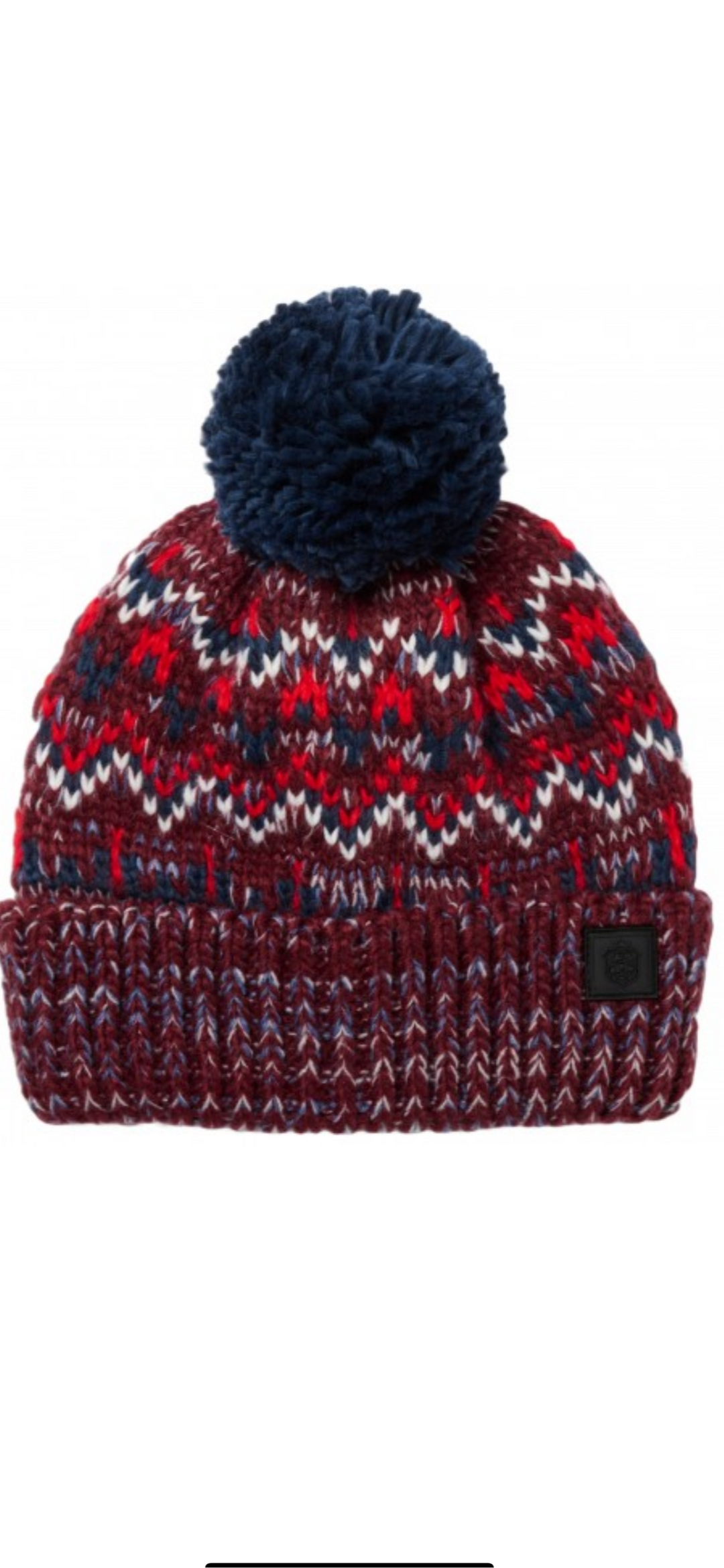 Failsworth Fairisle Bobble Beanie Hat Kalda