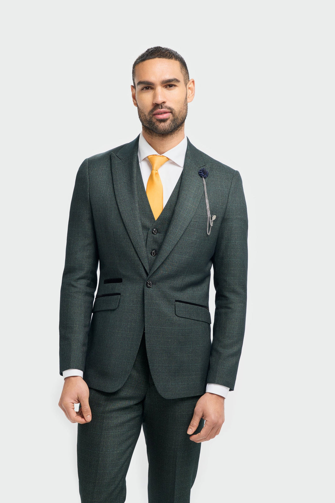 House of Cavani Caridi 2 Piece Suit Olive