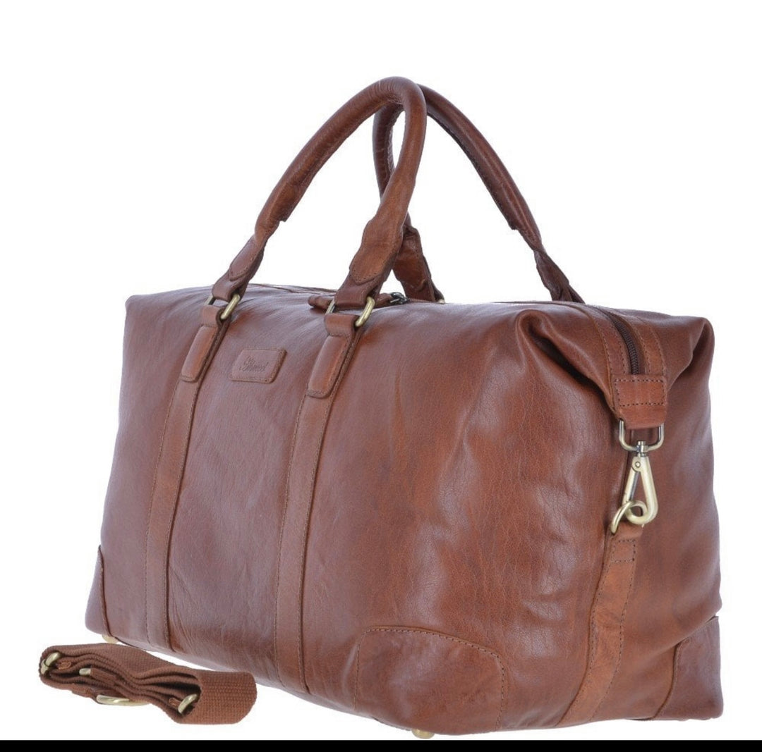 Ashwood Leather Holdall Honey Tan- G-36