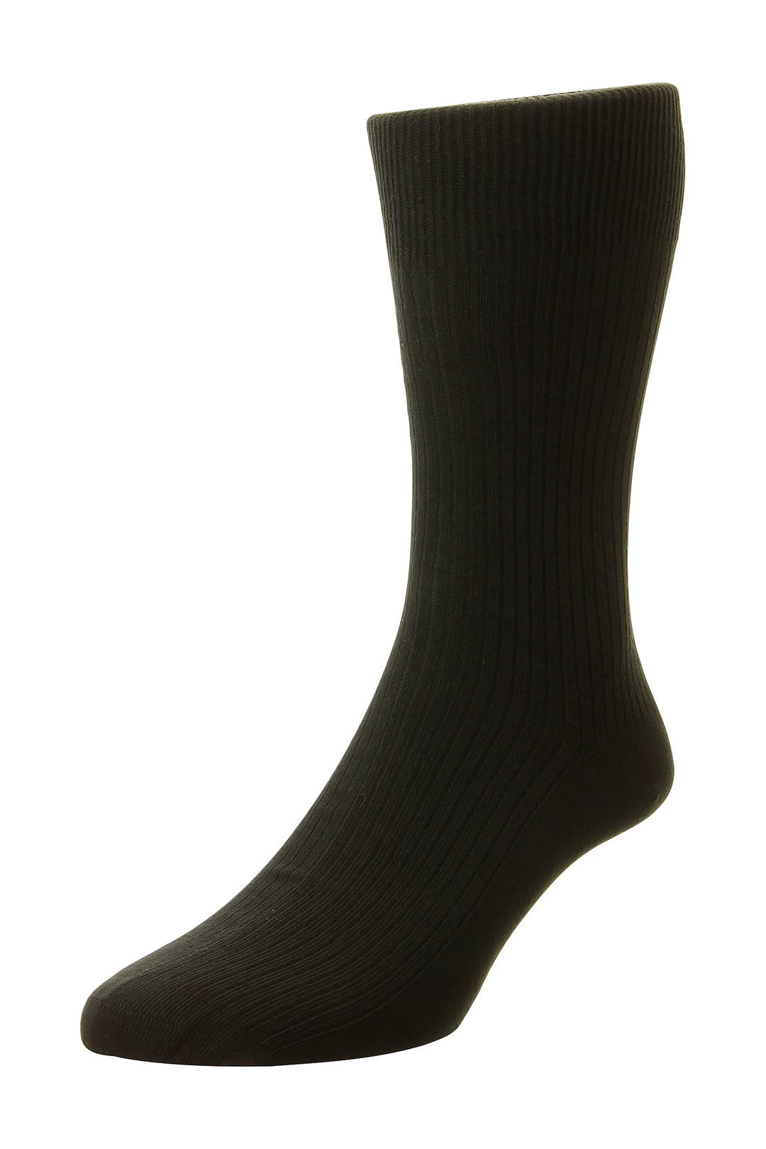 Pure Cotton Rib Black
