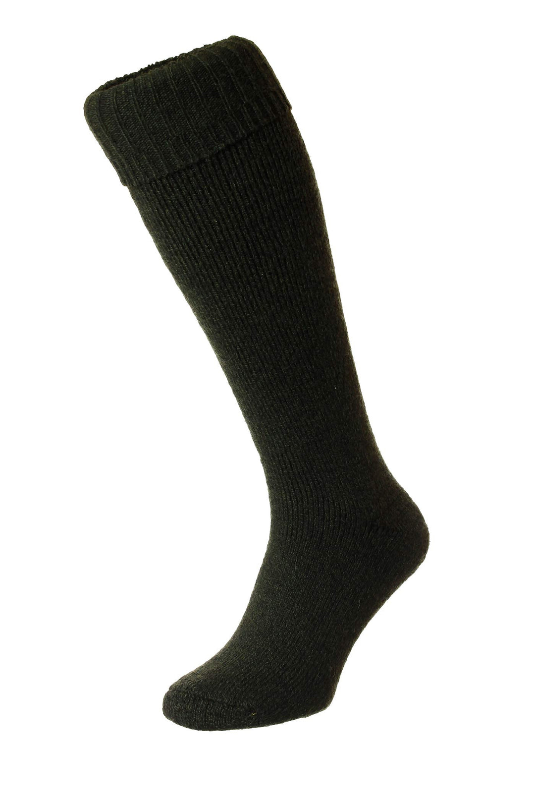 Wellington Boot Sock Green Marl