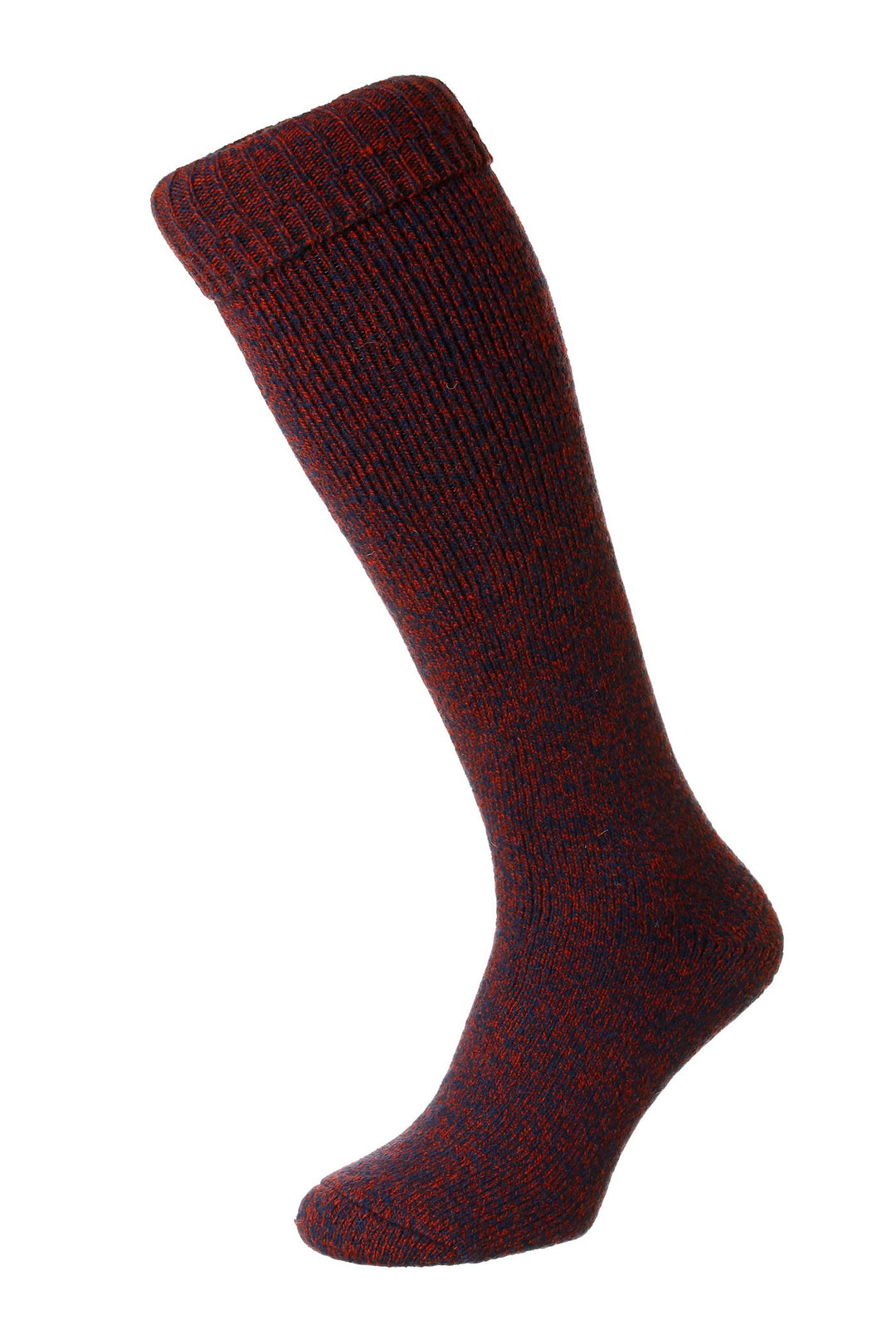 Wellington Boot Sock Red Marl