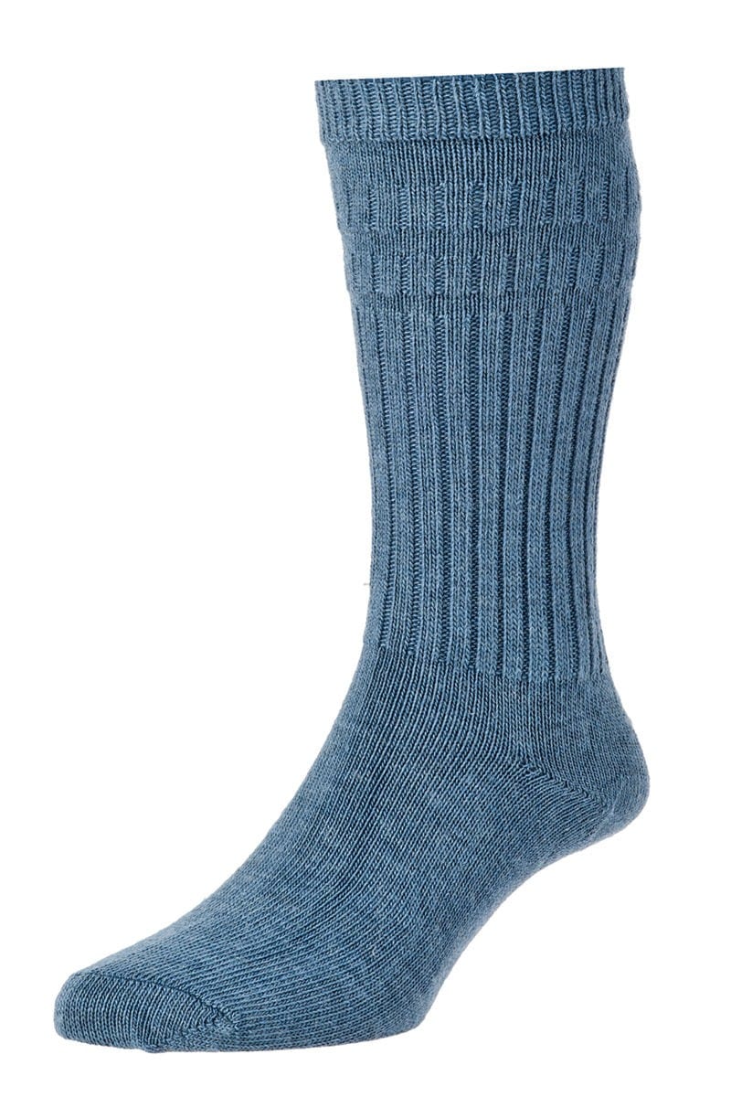 HJ Softop Thermal Slate Blue- Wool Socks 6-11