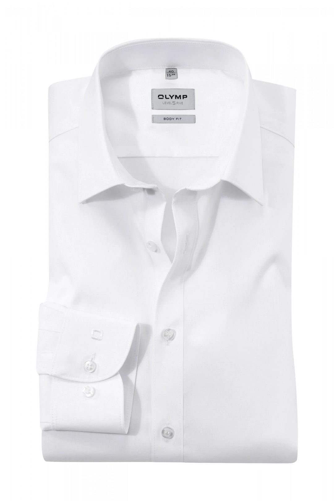 Olymp Level 5 Body Fit White Gold Button
