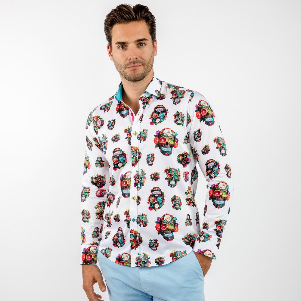 Claudio Lugli Floral Skulls