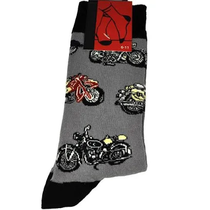Tie Studio Motorcycles Novelty Socks
