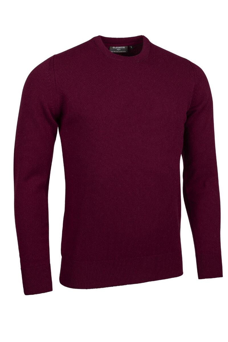 Glenmuir Lambswool Crew Neck Bordeaux