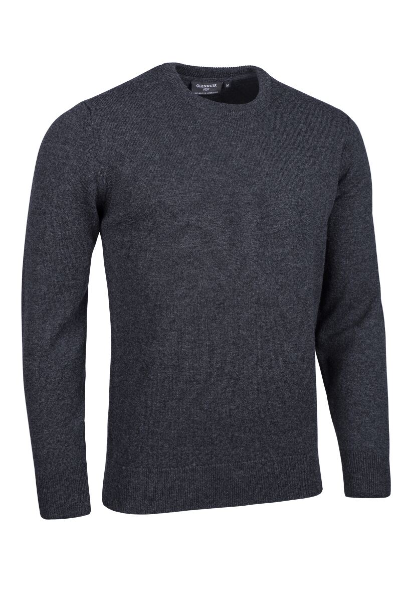 Glenmuir Lambswool Crew Neck Charcoal