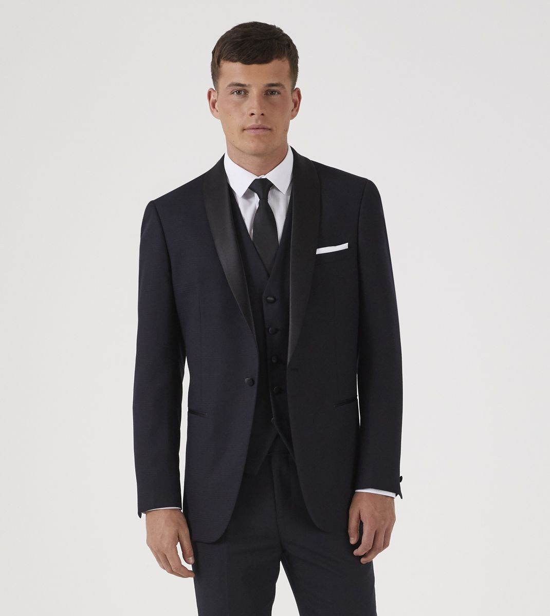 Skopes Newman Black Check Suit Jacket