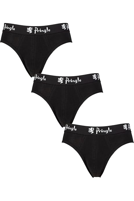 Pringle Y-Fronts black High Rise Underwear- Pack of three