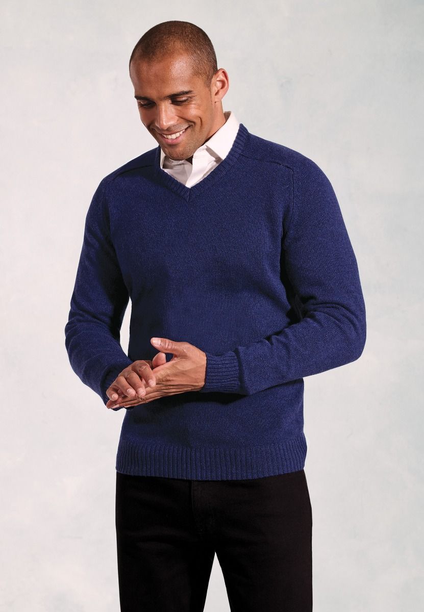 Brook Taverner Barton V-Neck Navy