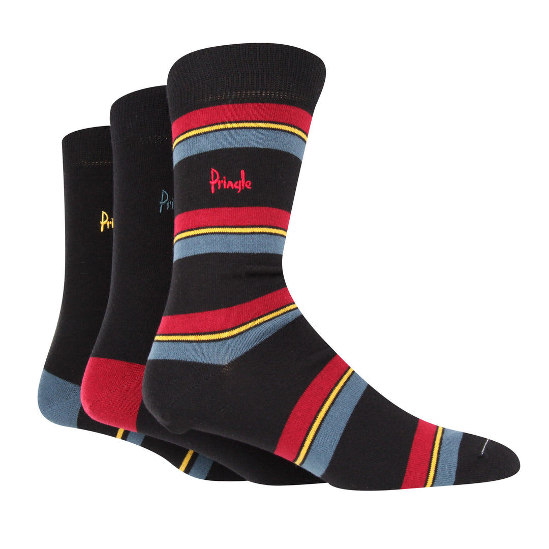 Pringle Cotton Socks M7042BLK