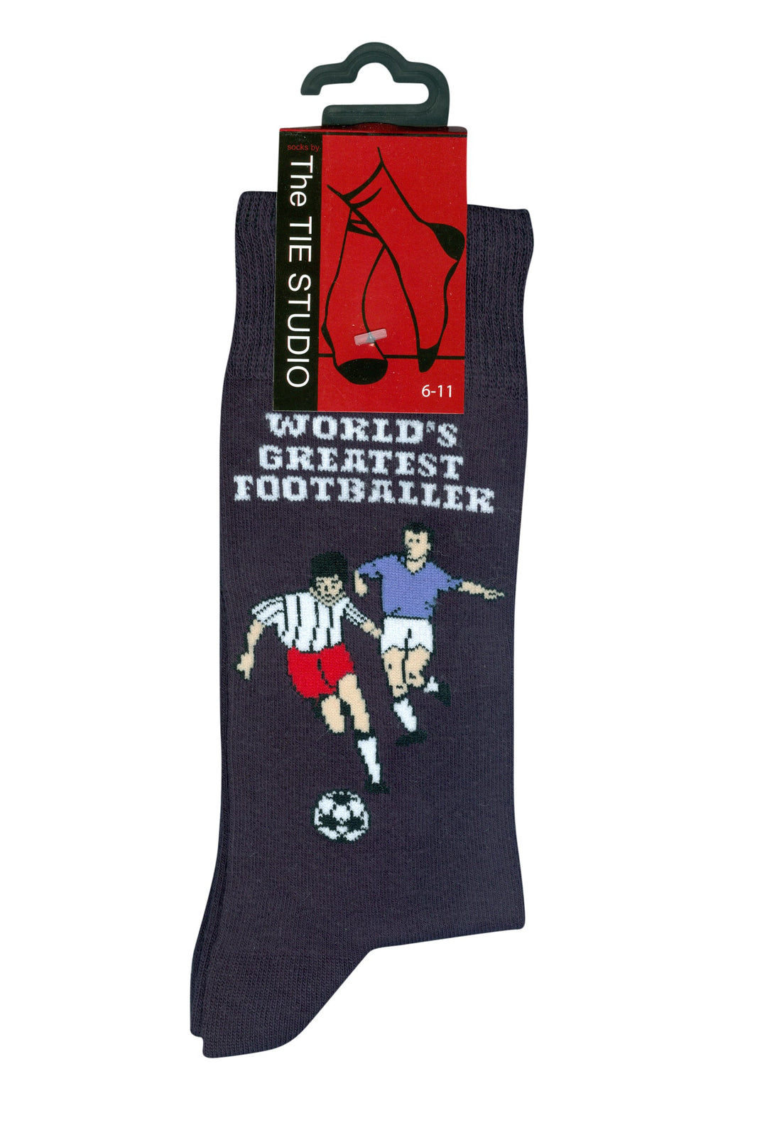 Tie Studio Worlds Greatest Footballer Novelty Socks