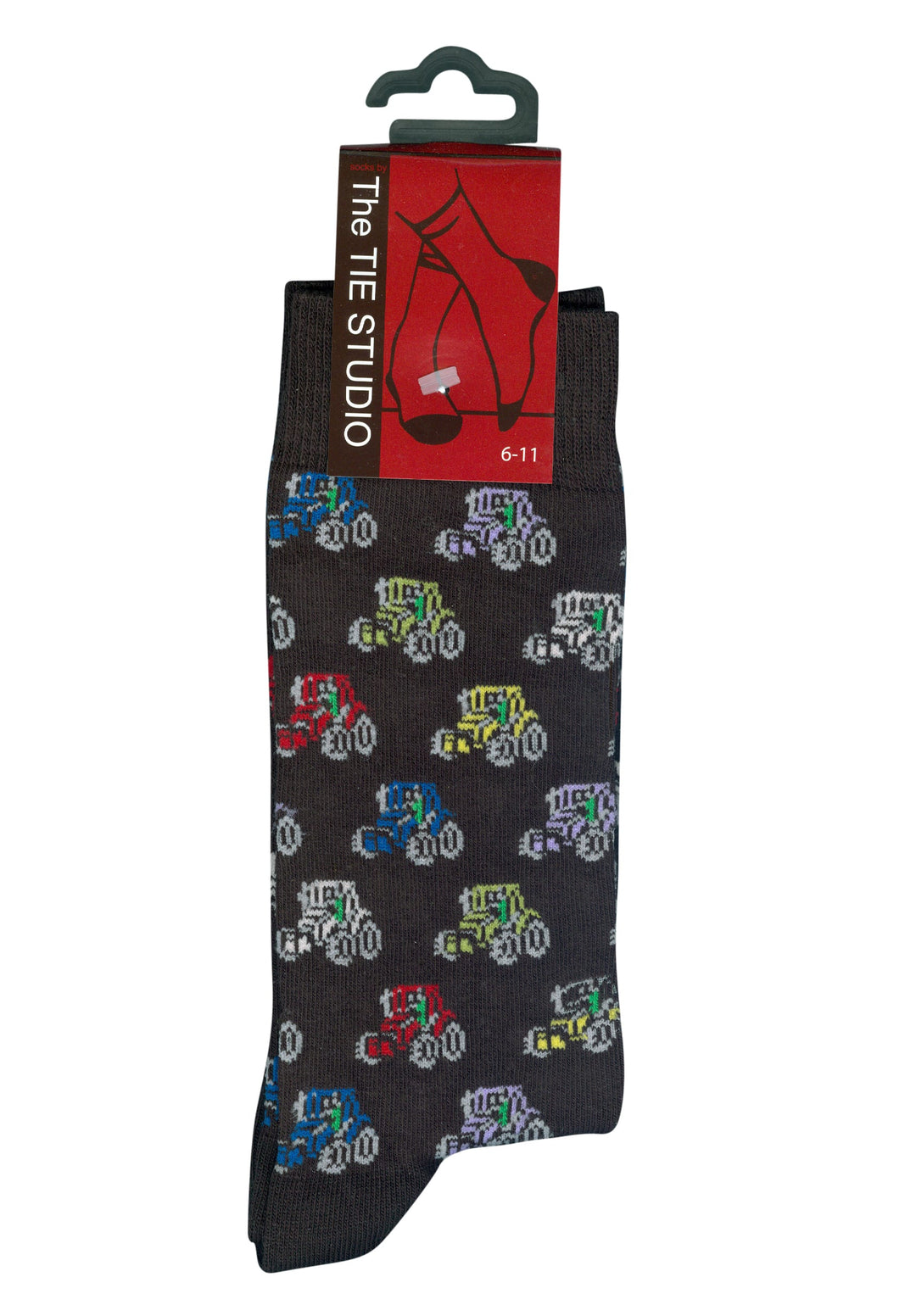 Tie Studio Tractors Colourful Novelty Socks
