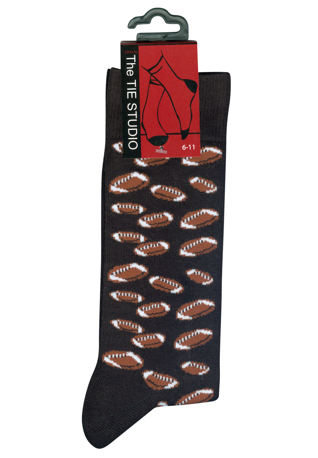 Tie Studio Rugby Ball Novelty Socks
