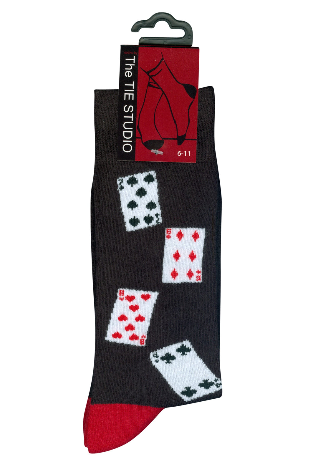 Tie Studio Playing Card Novelty Socks