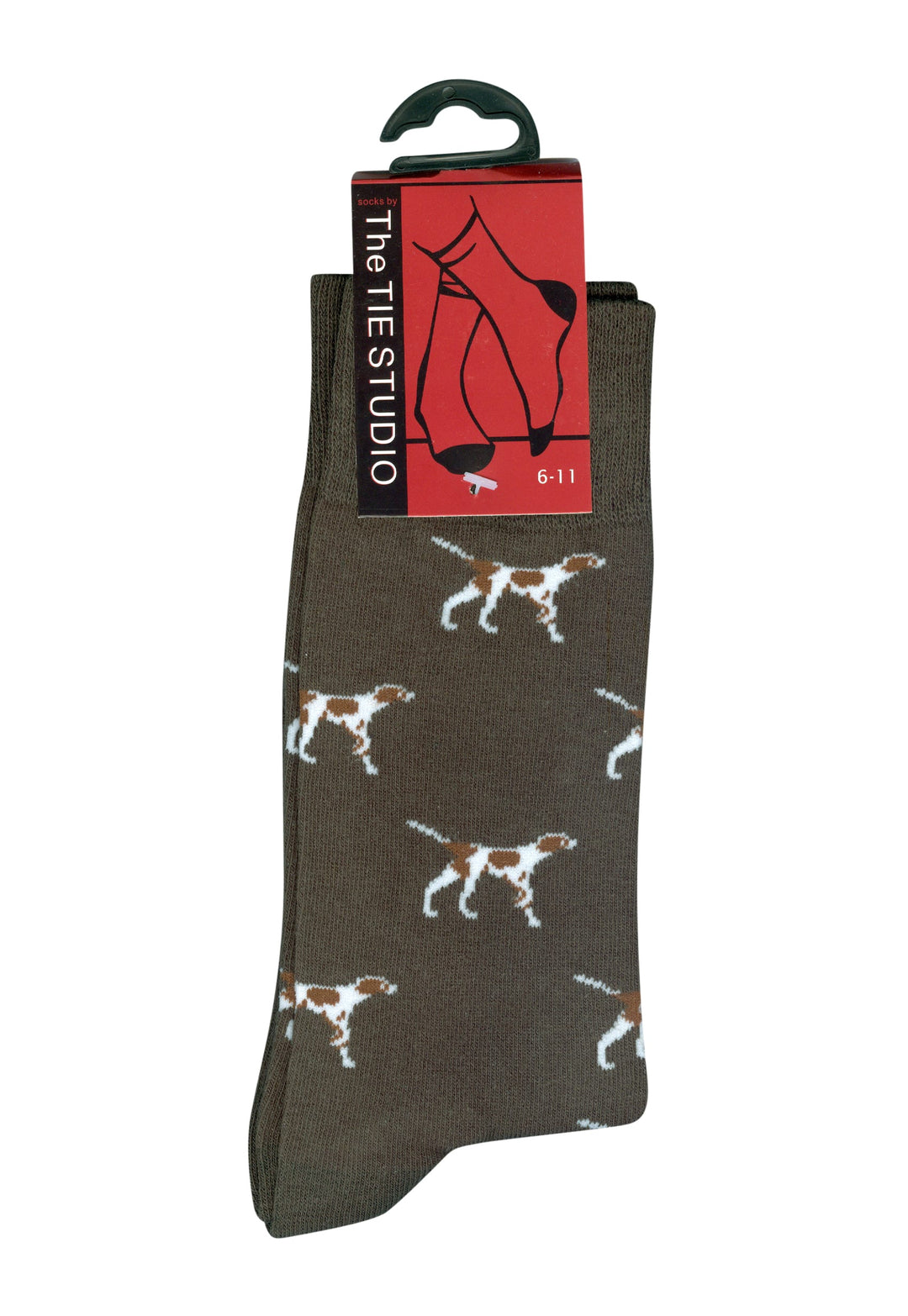 Tie Studio Pointer Dog Novelty Socks