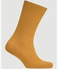 HJ Hall Softop Wool Sock Mustard