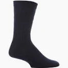 HJ Hall Softop Wool Sock Navy 4-7