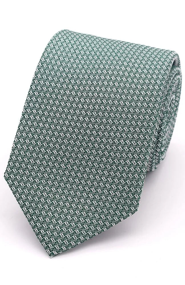 Plain Texture Tie Bottle Green