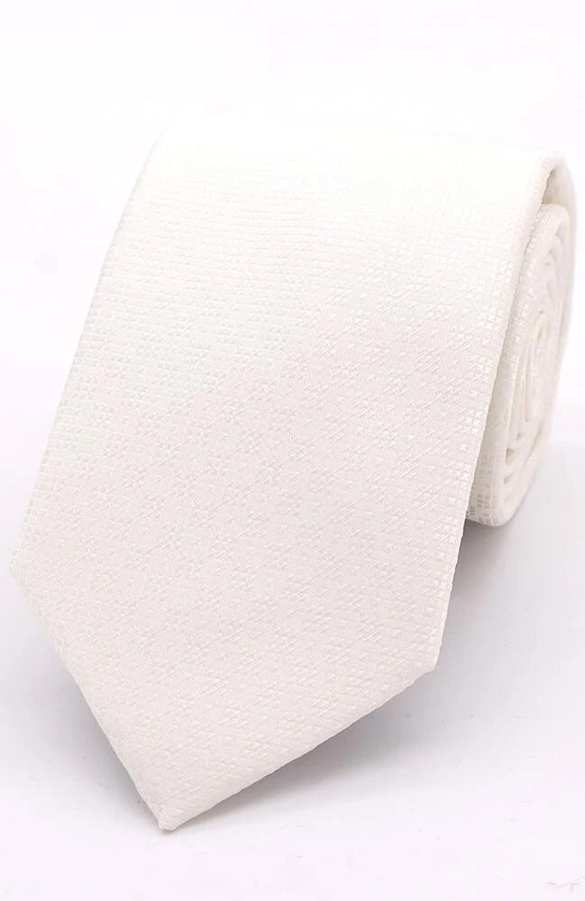 Wedding Squares Tie- Ivory