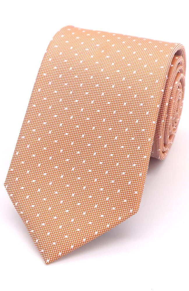 Polka Dot Tie- Warm Spice