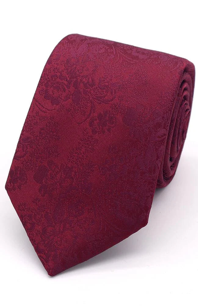 Floral Wine Tie