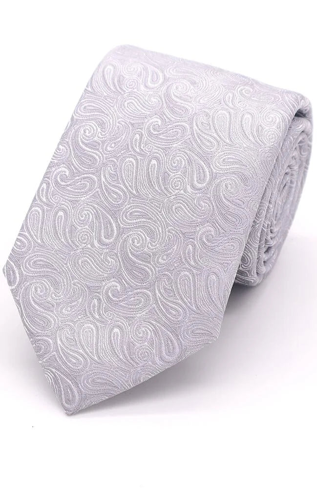 Paisley Tie Silver