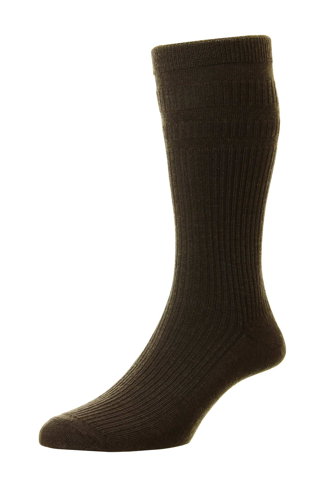 HJ Hall Softop Wool Sock Bracken