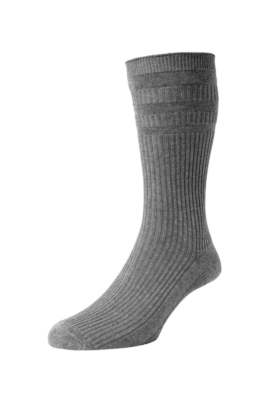 HJ Hall Softop Wool Sock light grey 4-7