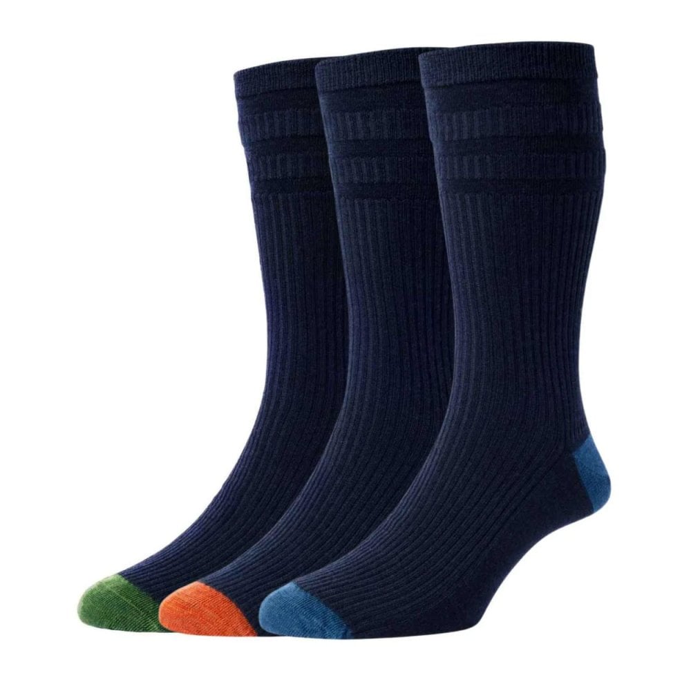 HJ Softop Wool 3 Pair Pack Socks 6-11