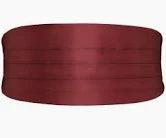 Cummerbund Burgundy