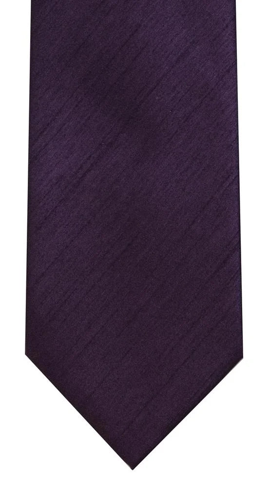 Purple Shantung Tie