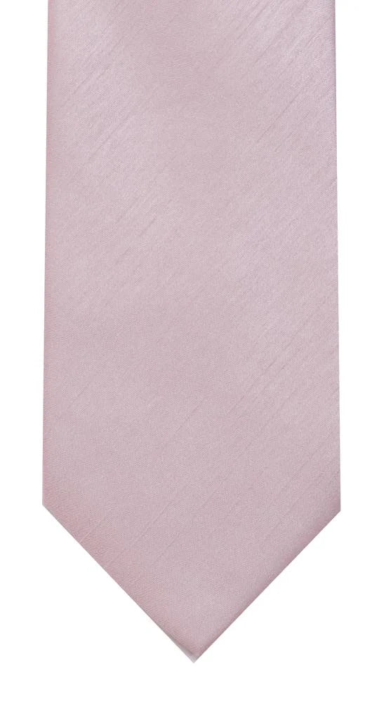 Pink Plain Tie