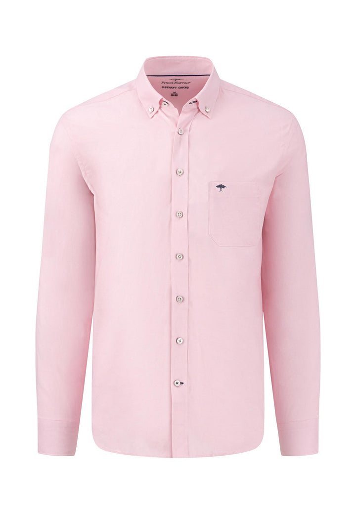 Fynch-Hatton Long Sleeve Pink Shirt