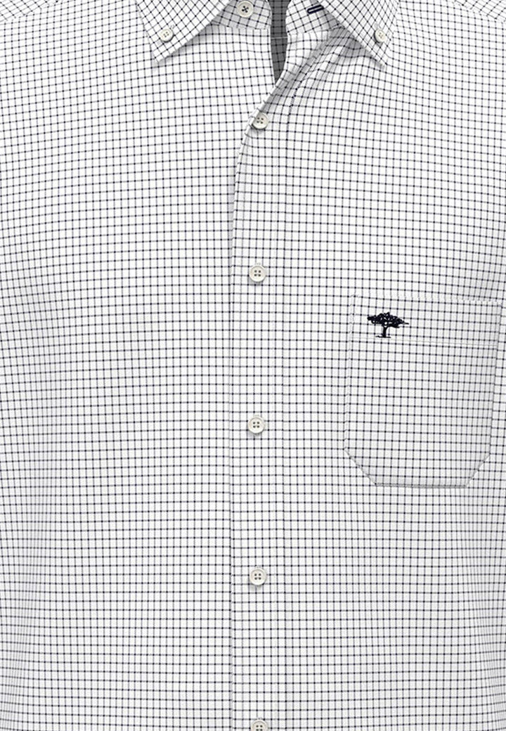 Fynch-Hatton Long Sleeve Navy Check