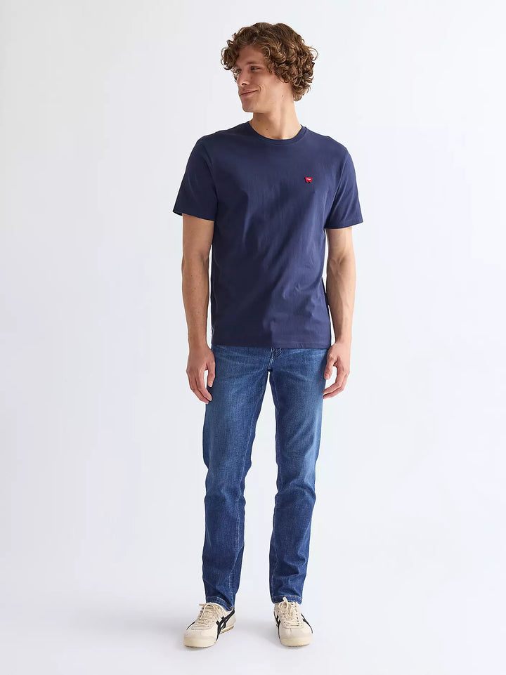 Wrangler Sign Off T-Shirt - Navy