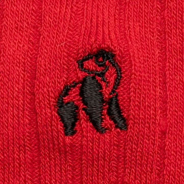 Swole Panda Classic Red Bamboo Socks