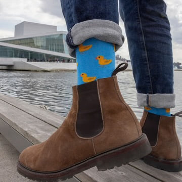 Swole Panda Duck Bamboo Socks