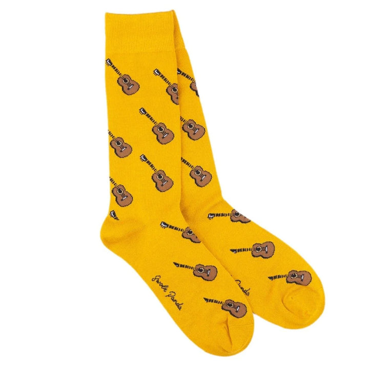 Swole Panda Guitar Bamboo Socks