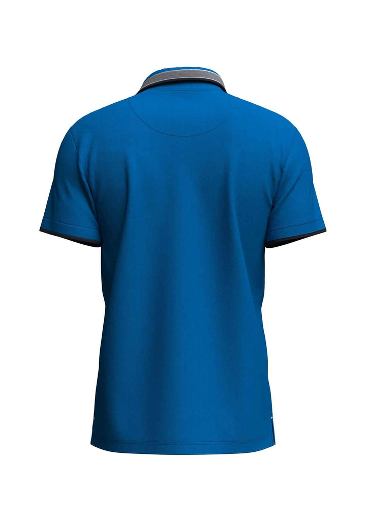 Fynch-Hatton Polo Shirt Contrasting Tip Vibrant Blue