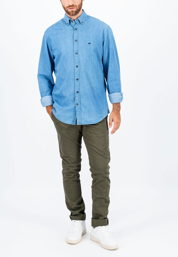 Fynch-Hatton Long Sleeve Crystal Blue