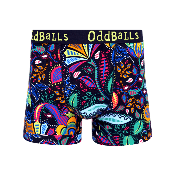OddBalls Magic Garden - Mens Cotton Boxer Shorts