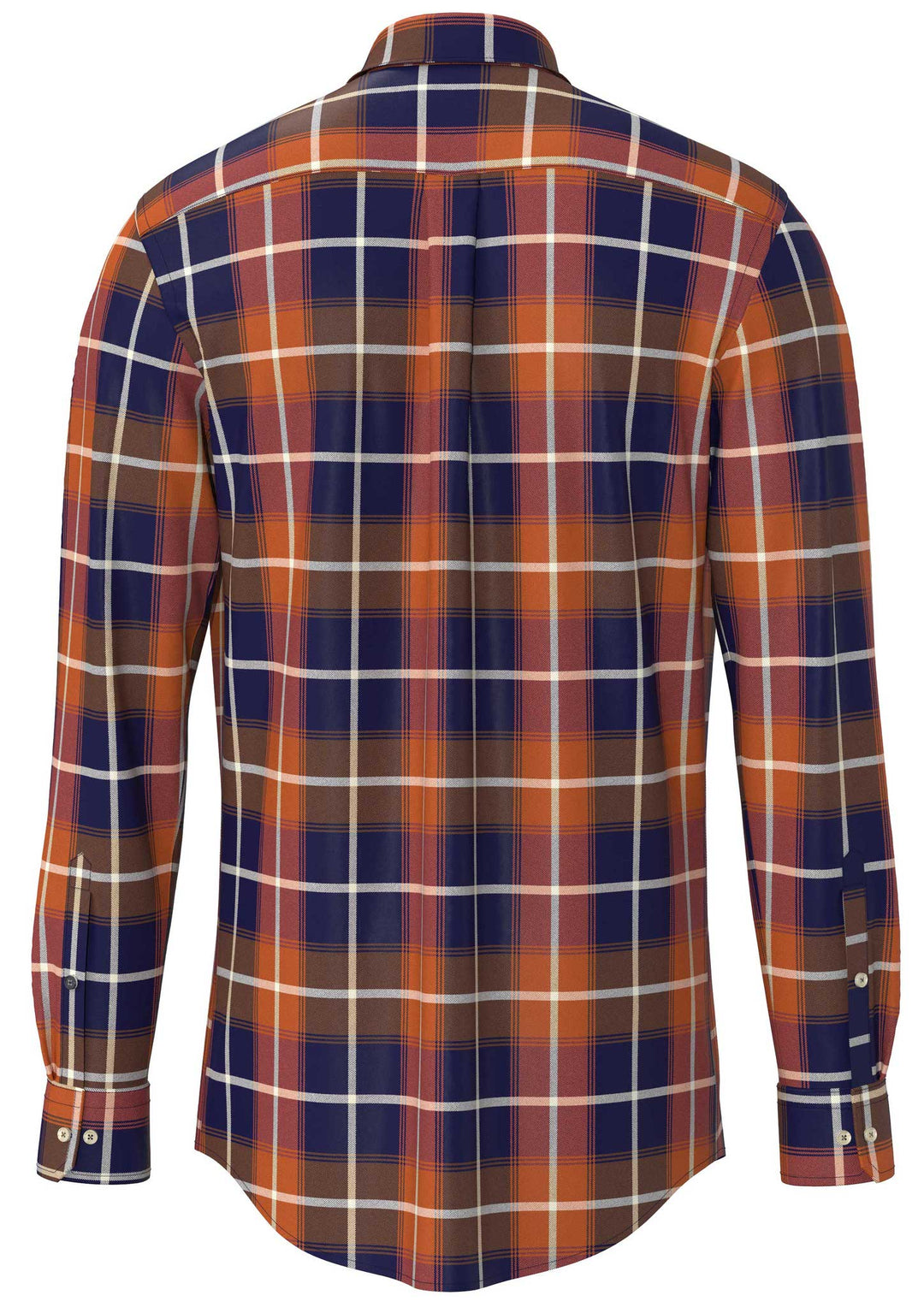 Fynch-Hatton Long Sleeve Flannel Check Flame